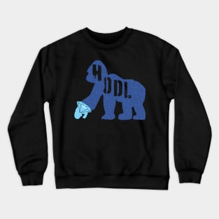 Diamond Hand HODLE Ape Blue Version Crewneck Sweatshirt